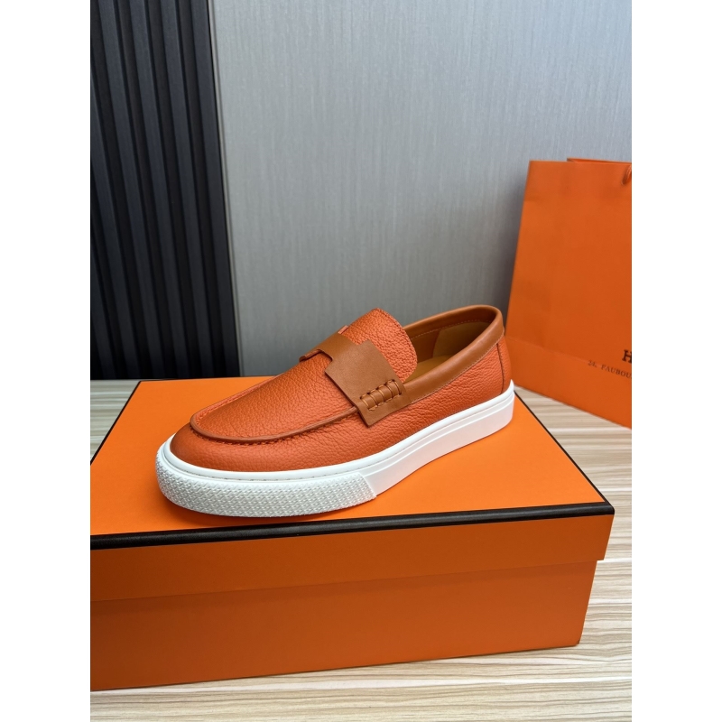 H**mes leather shoes